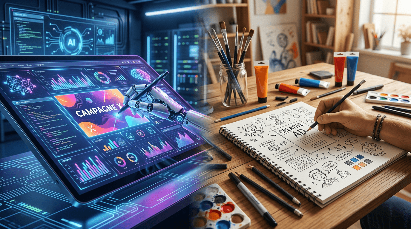 AI vs Human Ad Creatives: Performance Data from 10,000 Campaigns