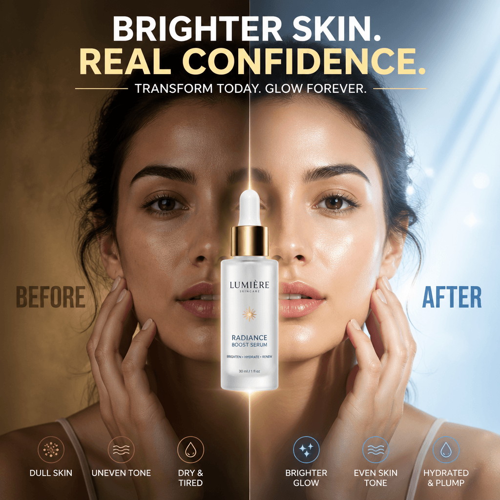 Before / After Skincare Split