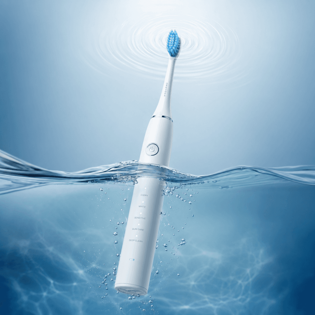 Electric Toothbrush in Water