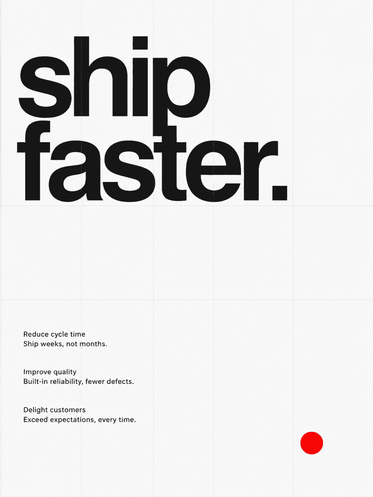 Swiss Grid Poster — SaaS