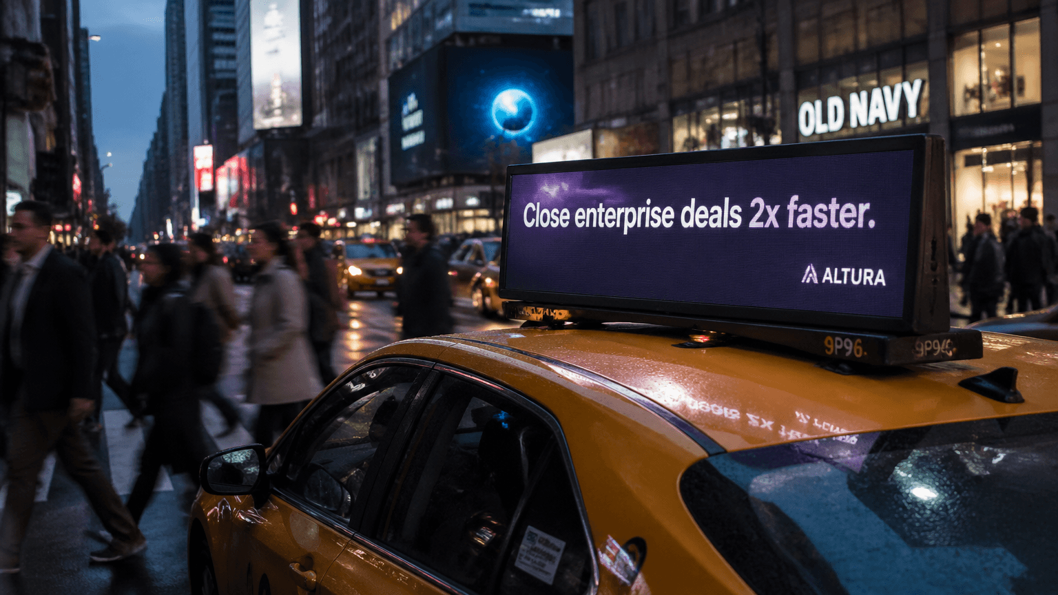 Taxi Roof Topper — SaaS Brand