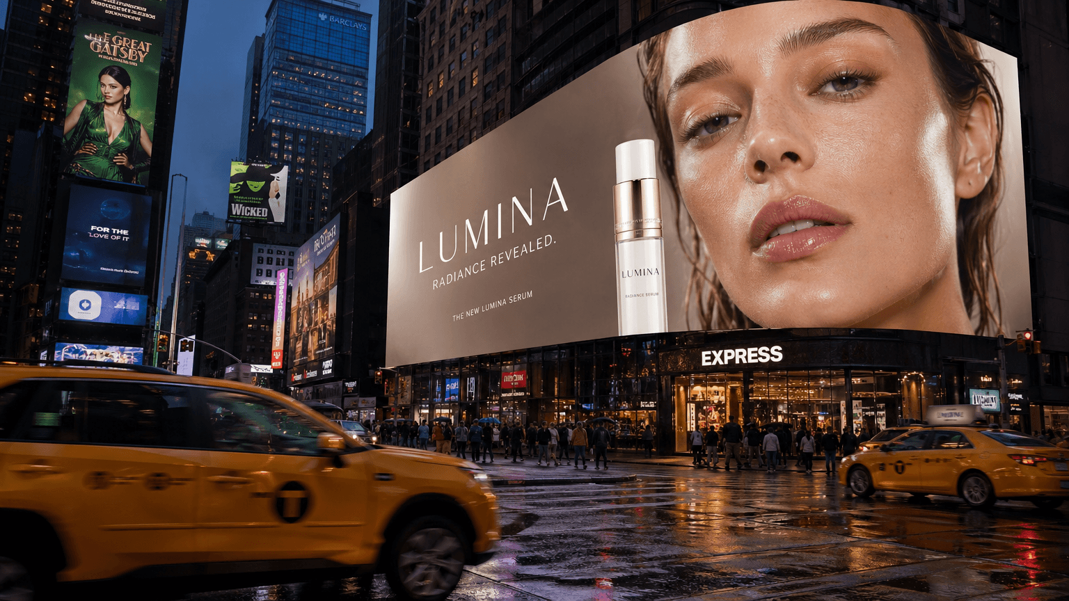 Times Square Billboard Mockup