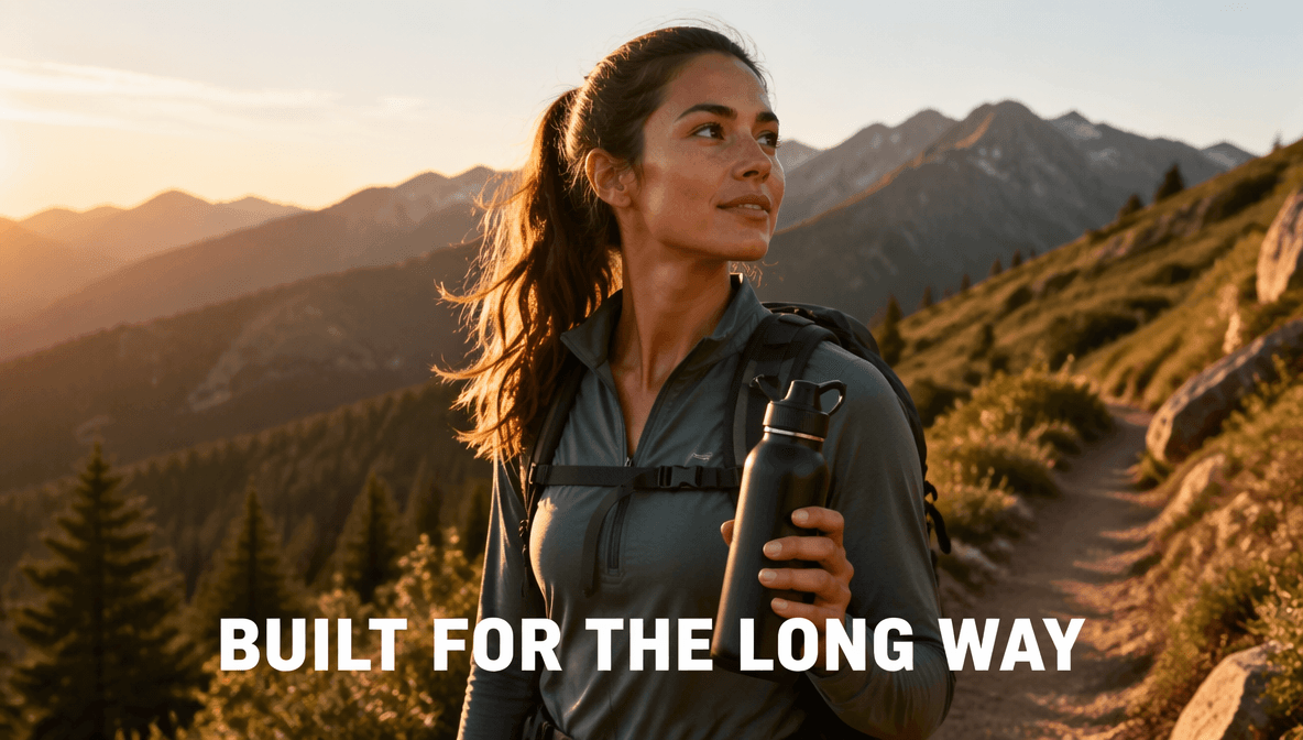 Water Bottle Trail Ad — With Tagline