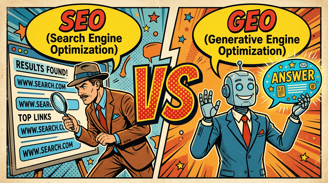 GEO vs SEO: How to Get Your Brand Into AI Answers