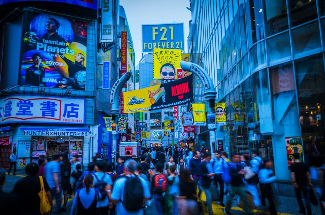 Bustling Tokyo shopping district — one of six target markets for the APAC expansion