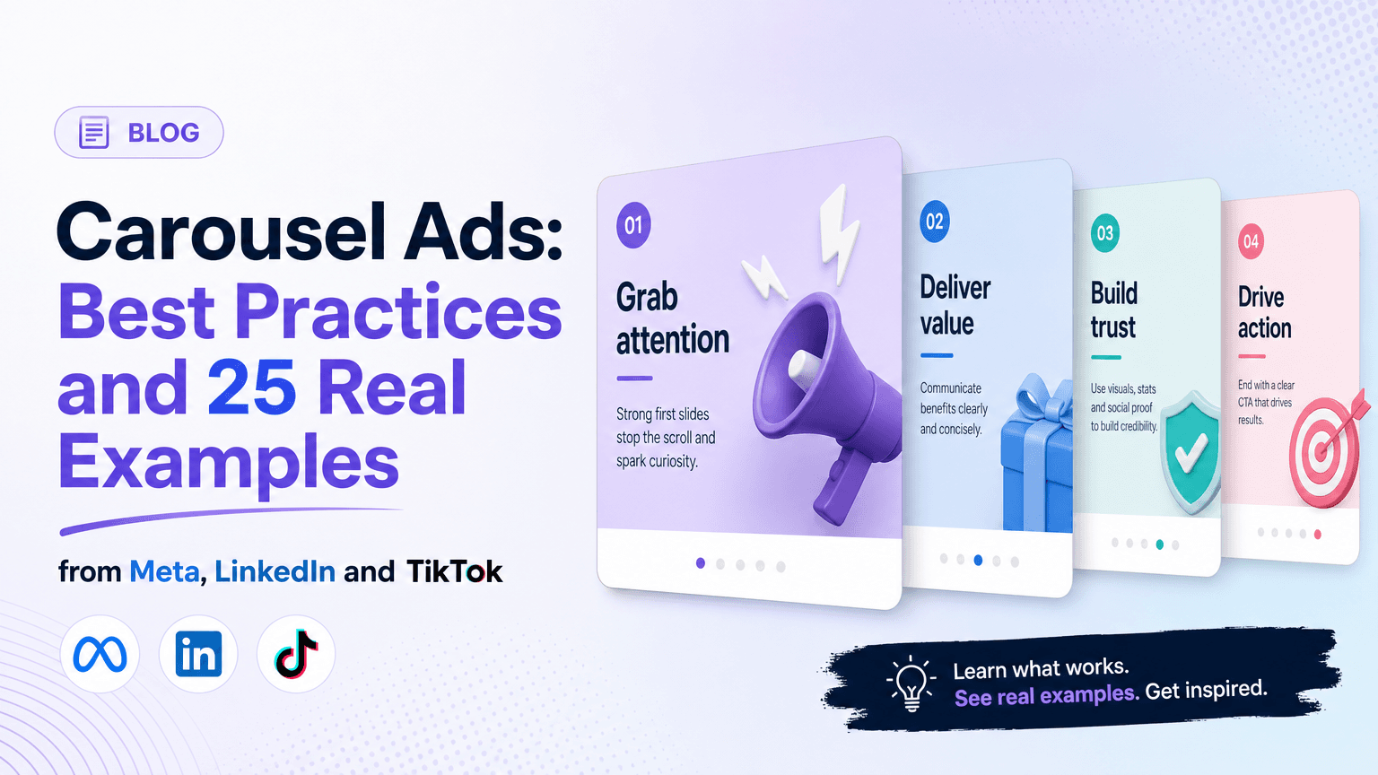Carousel Ads: Best Practices and 25 Real Examples from Meta, LinkedIn and TikTok