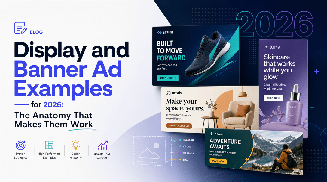 Display and Banner Ad Examples for 2026: The Anatomy That Makes Them Work