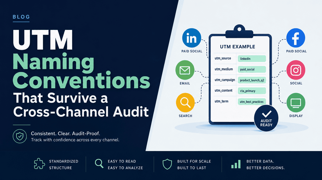 UTM Naming Conventions That Survive a Cross-Channel Audit
